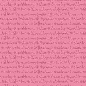 Bernatex: Choose to Shine Fabric- Cherry Blossom