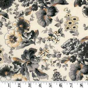 Wilmington Fabrics: Wilmington - Large Floral Cream