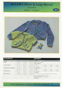 Wool: Extreme Handknits NZ- Bolero Cardigan