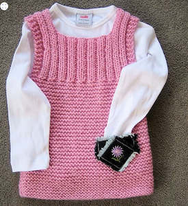 Extreme Handknits NZ- Girl's Pinafore Dress 1609