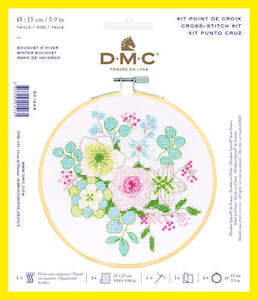 Kitsets: DMC Cross Stitch Kit Winter Bouquet