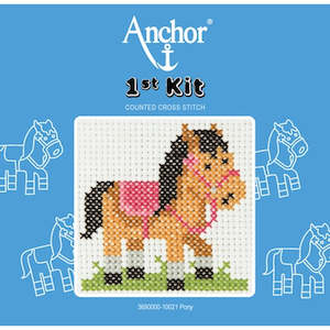 Kitsets: Anchor 1st Cross Stitch Pony