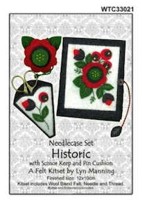 Felt Kit Set - Needle Case Historic