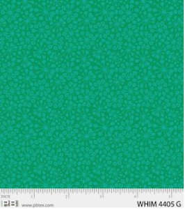 P&B Fabric Whimsy Green Spiky Spot