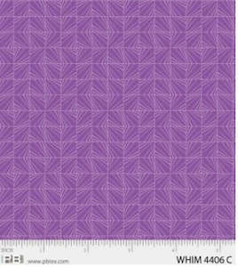 Whimsy P B Fabric: P&B Fabric Whimsy Purple Geometric Squares