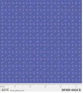 Whimsy P B Fabric: P&B Fabric Whimsy Blue Geometric Interlock