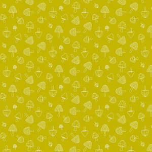 Fabric: Wildwood - Mushrooms