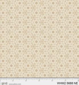 Fabric: P&B Fabric Whimsy 2 Interlocking Rings Neutral