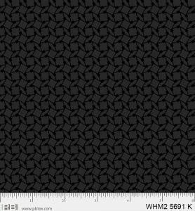 P&B Fabric Whimsy 2 Diamond Black