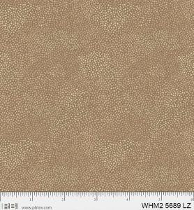 P&B Fabric Whimsy 2 Tonal Spots Brown