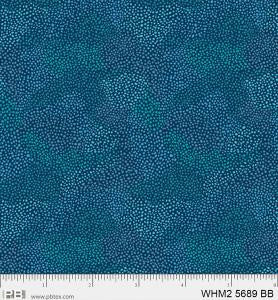 P&B Fabric Whimsy 2 Tonal Spots Blue