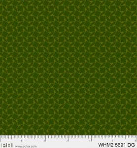 Fabric: P&B Fabric Whimsy 2 Diamond Dark Green