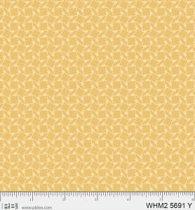 P&B Fabric Whimsy 2 Diamond Yellow