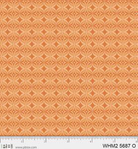 P&B Fabric Whimsy 2 Kaleidoscope Orange