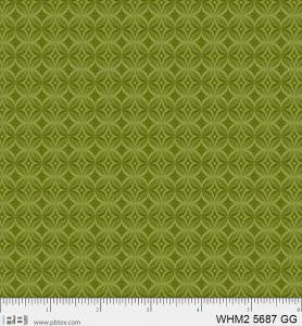 P&B Fabric Whimsy 2 Kaleidoscope Green