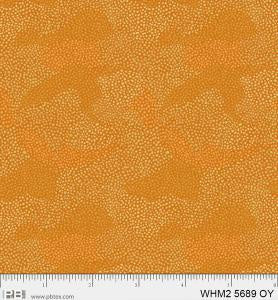 P&B Fabric Whimsy 2 Tonal Spots Orange