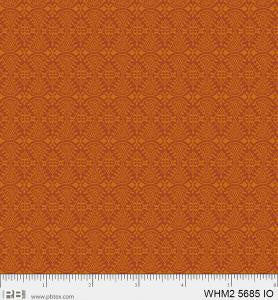 P&B Fabric Whimsy 2 Set Geo Rust Orange