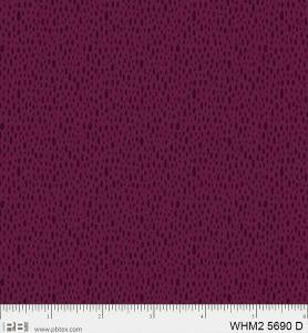Fabric: P&B Fabric Whimsy 2 Rain Drops Burgundy