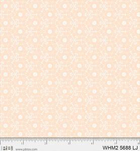 P&B Fabric Whimsy 2 Interlocking Rings Light Peach