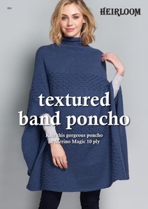 Textured band poncho Leaflet 004 - BERNINA Northland