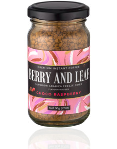 Products: Choco Raspberry Instant Coffee – Berry and Leaf