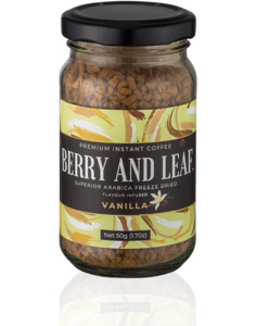 Products: Vanilla Instant Coffee – Berry and Leaf