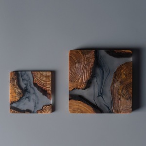 Coffee Coaster – Berry and Leaf