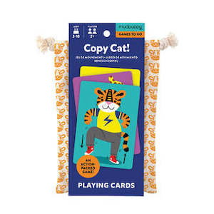 Mudpuppy: Copy Cat Playing Cards to Go