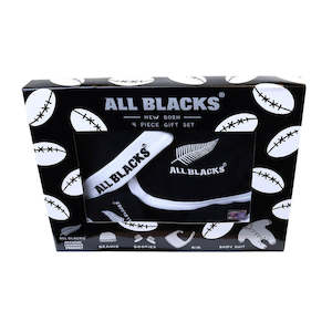 Buzzy Bee: All Blacks new born infant 4 piece Gift Set (size 000 to 3 months)