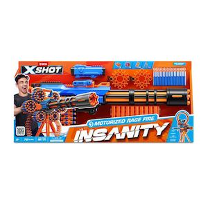Zuru: Zuru X Shot Insanity Motorized Rage Fire Gatlin Blaster