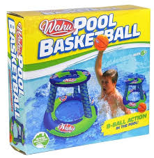 Wahu: WAHU Pool Basketball Inflatable, Green/Blue