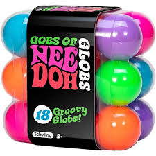 Nee Doh: Schylling Nee Doh 18 Pack Teenie Gobs of Globs