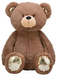 Soft Toy: Russ Crackle Bears 14 Inch Taupe