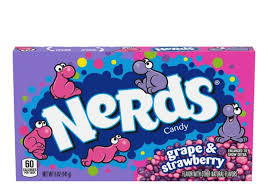 Nerds: Nerds Grape & Strawberry Theater Box 142g