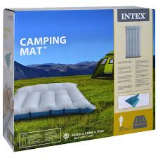 INTEX CAMPING MAT W/BUILT IN PILLOW 26.5"x72.5"x6.75"