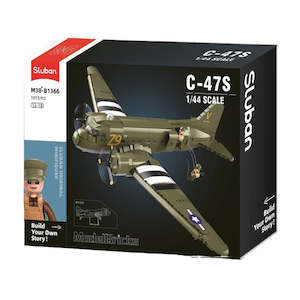 Army Building Block: Sluban  B1366 C 47 S AIRTRAIN