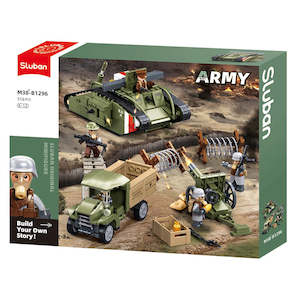 Sluban  M38 B1296 Army Assault Tank WWII Mark Vs