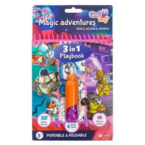 Arts Crafts: Livro de brincar QwiToy 3in1 Playbook Magic Adventures