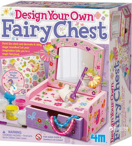 Arts Crafts: 4M Design Your Own Fairy  Chest