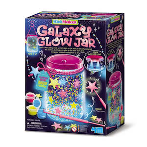 4M KidzMaker Galaxy Glow Jar