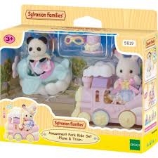Sylvanian Families 1: Sylvanian Families 5819 Amusement Park Ride Set Plane & Train