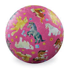 General Toys: Crocodile Creek 7" Playground Ball Pretty Ponies