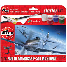 Airfix 1/72 Starter Set North American P-51D Mustang A55013