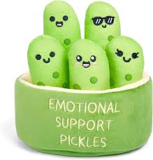 Emotional Support Pickles 8-Inch Plush Set
