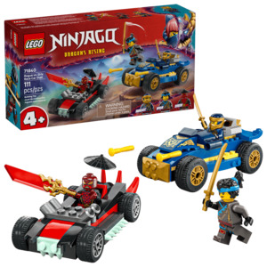 Lego 1: LEGO 71840 NINJAGO Rogue vs Drix Race Car Duel