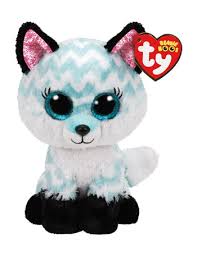 Ty: TY BEANIES ATLAS AQUA CHEVRON FOX