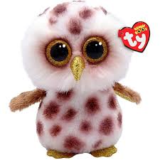 Ty: TY BEANIES BOO WHOOLIE SPOTTED OWL, 15CM