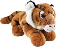 Aurora: Antics Tiger Lying 30cm Plush