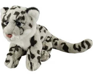 Antics Snow Leapord Plush 30cm