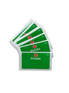 Markers And Refills: Pōneke motorway sign stickers